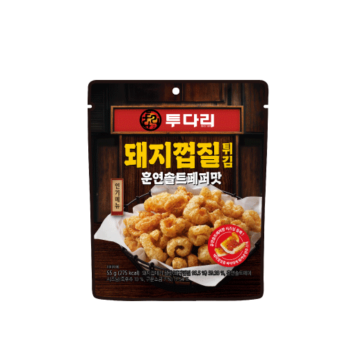 투다리)돼지껍질튀김 훈연솔트페퍼맛