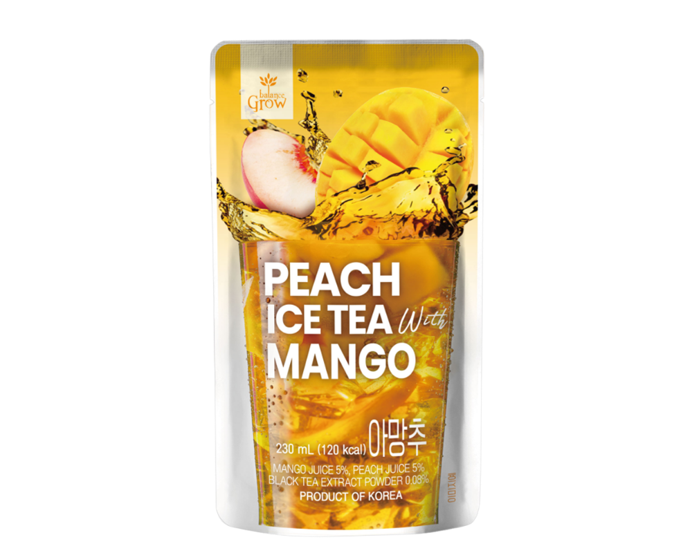 Peach Ice Tea with Mango